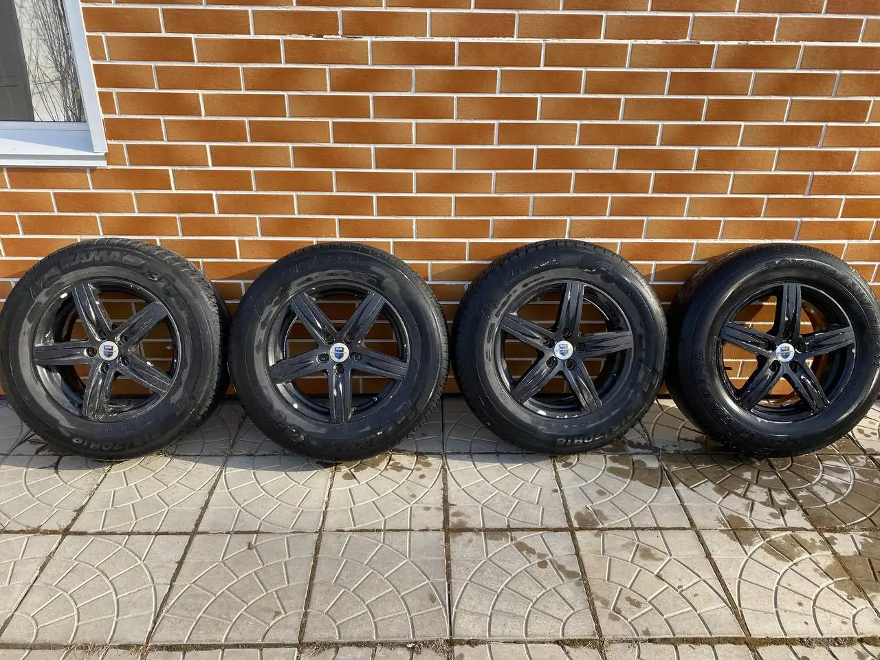 Комплект колес 115/70 R16 на лето - Шины и диски (Авто) в Уфа