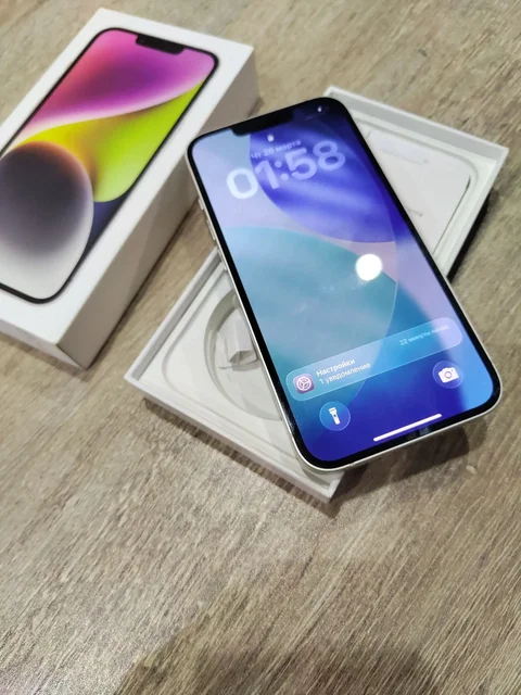 Продам айфон 14 в хорошем состоянии - Фотоаппараты в Уфа