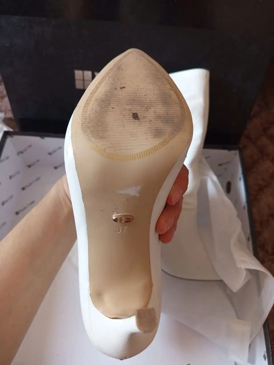 Женские ботильоны Paolo Conte белые кожаные размер 37 - Обувь (Одежда) в Уфа