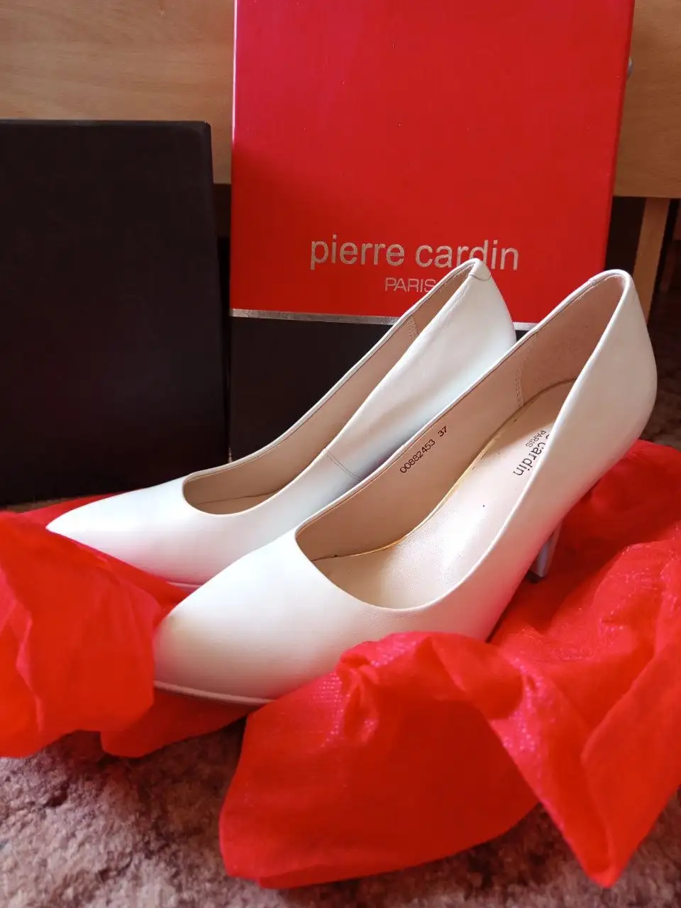 Женские туфли Pierre Cardin белые кожаные - Обувь (Одежда) в Уфа