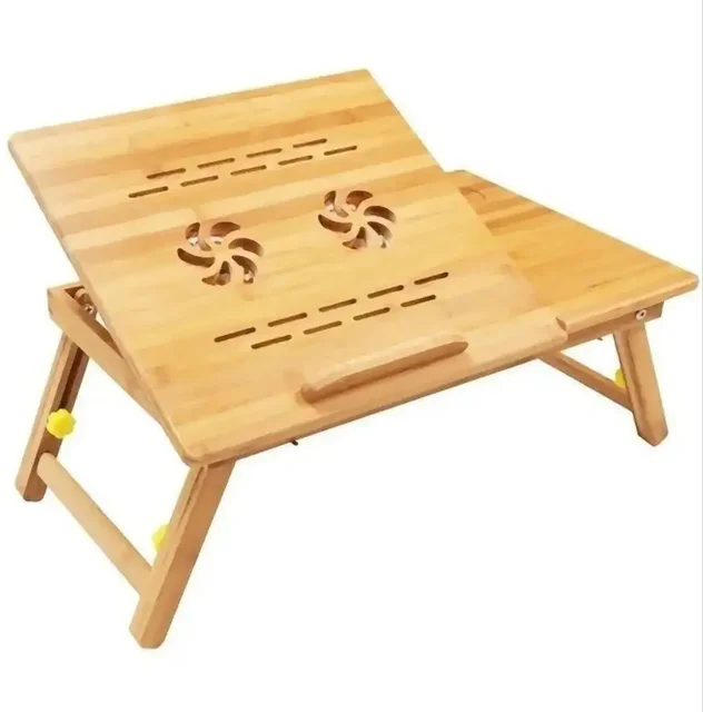 Подставка для ноутбука из бамбука с регулировкой и охлаждением - Автошины в Уфа