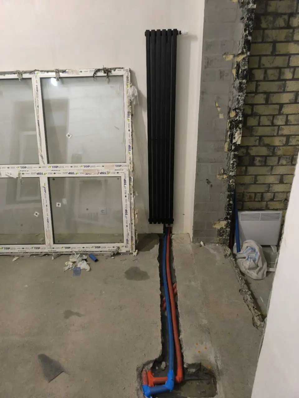 Перенос радиаторов отопления со скрытым подключением - Строительные и ремонтные услуги (Услуги) в Уфа