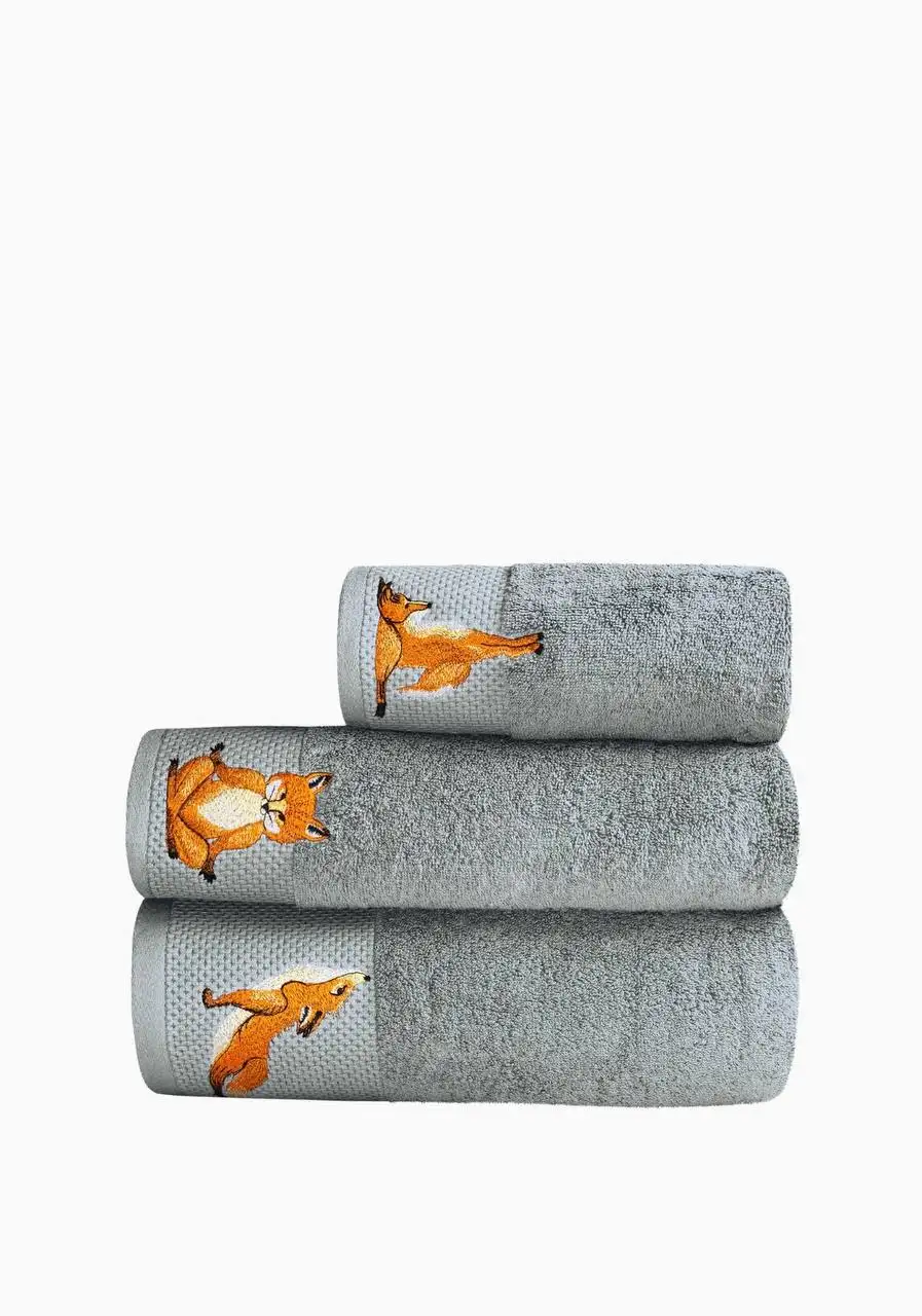 Набор махровых полотенец Bellehome в подарочной упаковке - Текстиль (Барахолка) в Уфа