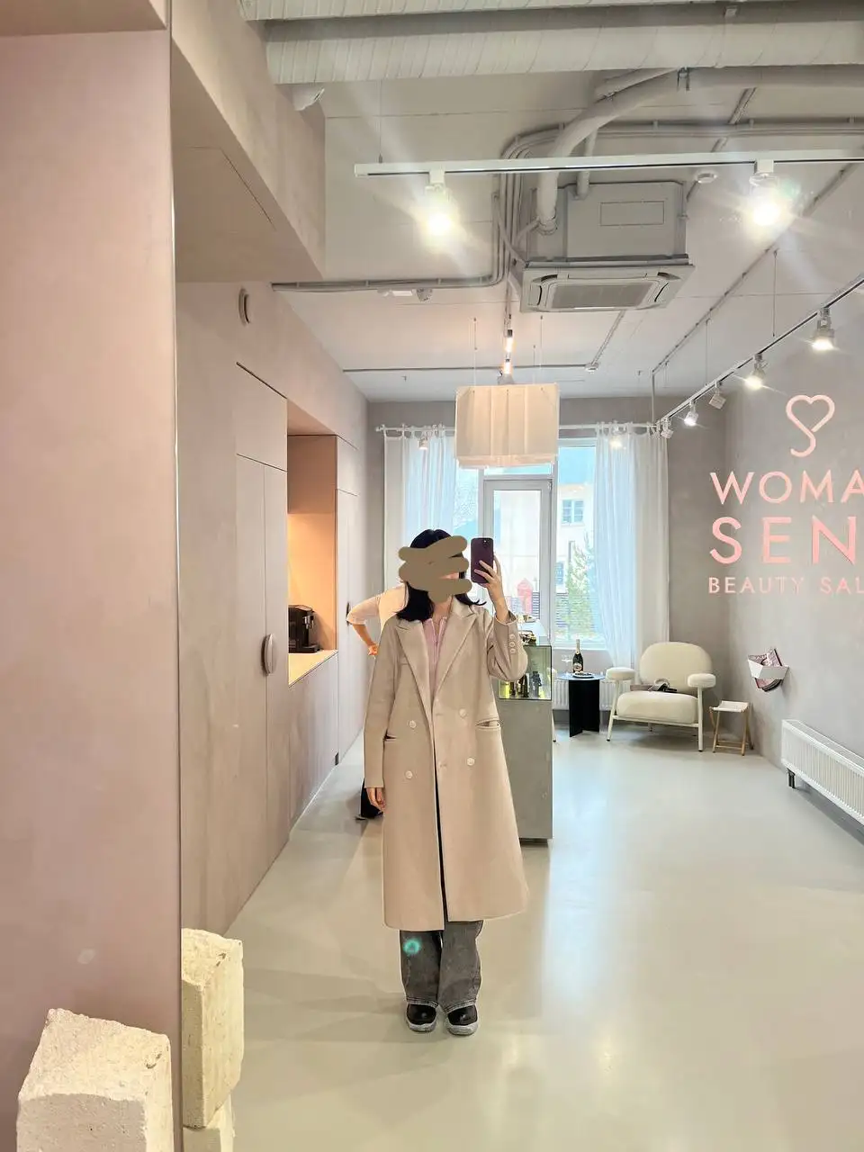 Женское пальто М с ремнем - Верхняя одежда (Одежда) в Уфа