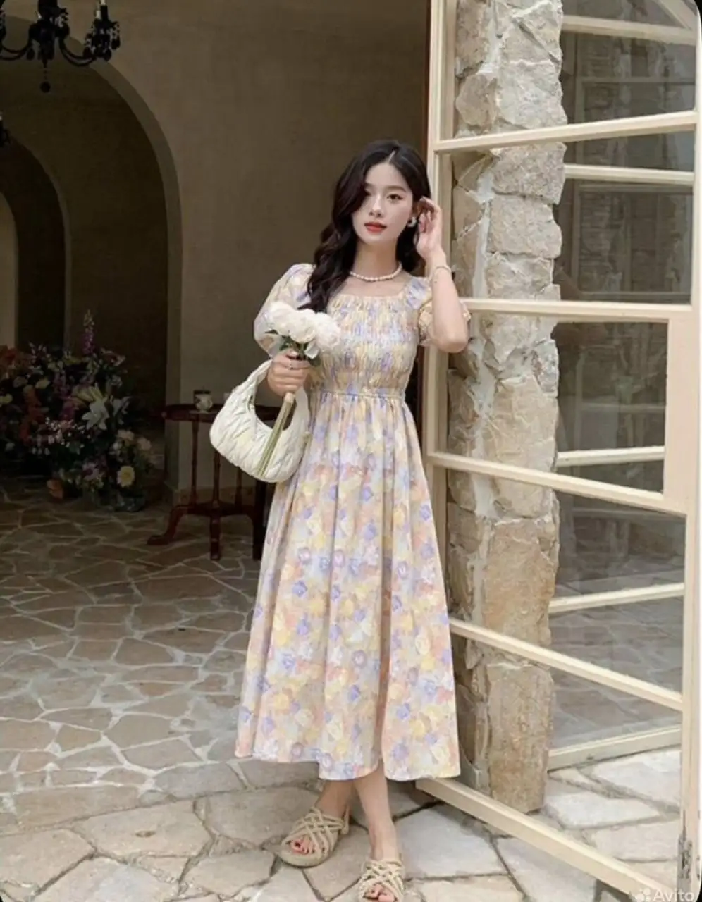 Платье с цветочным принтом — тренд этого лета - Платья (Одежда) в Уфа