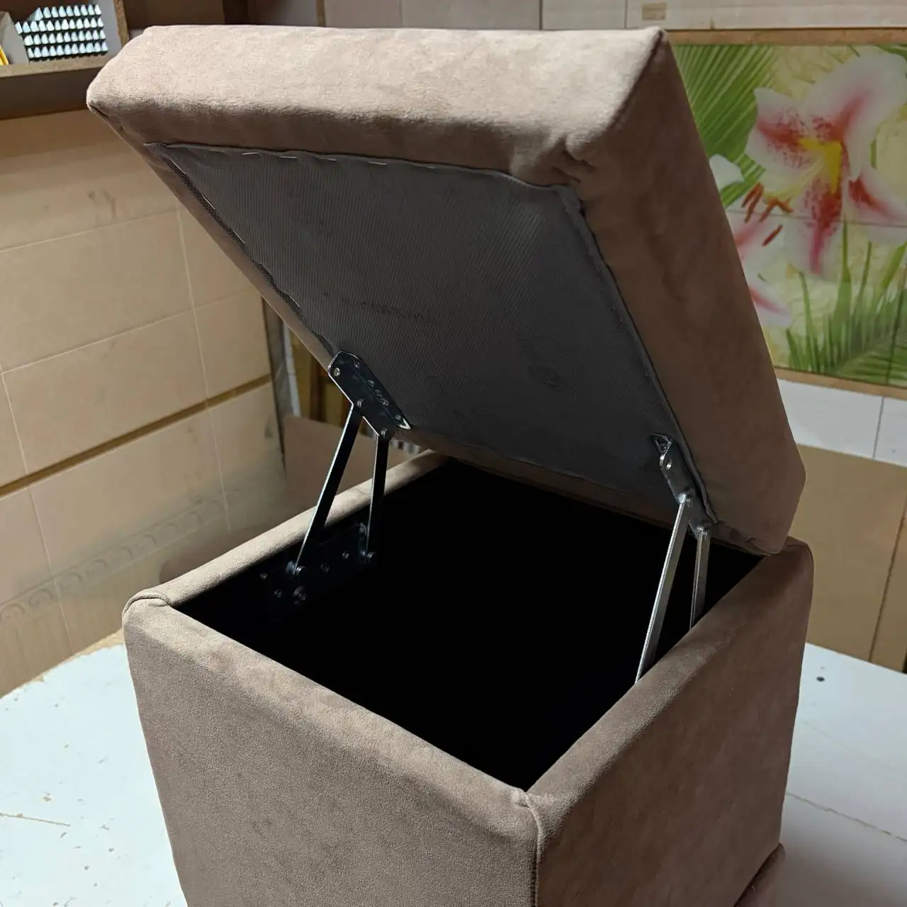 Новый пуфик с ящиком для кухни/коридора - Мебель (Для дома и дачи) в Уфа