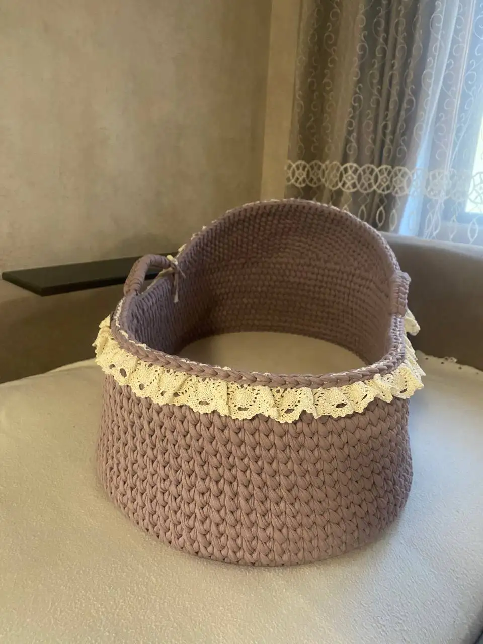 Люлька для новорожденных до 6 мес из трикотажной пряжи - Товары для детей в Уфа