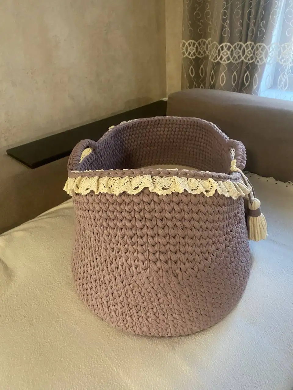 Люлька для новорожденных до 6 мес из трикотажной пряжи - Товары для детей в Уфа