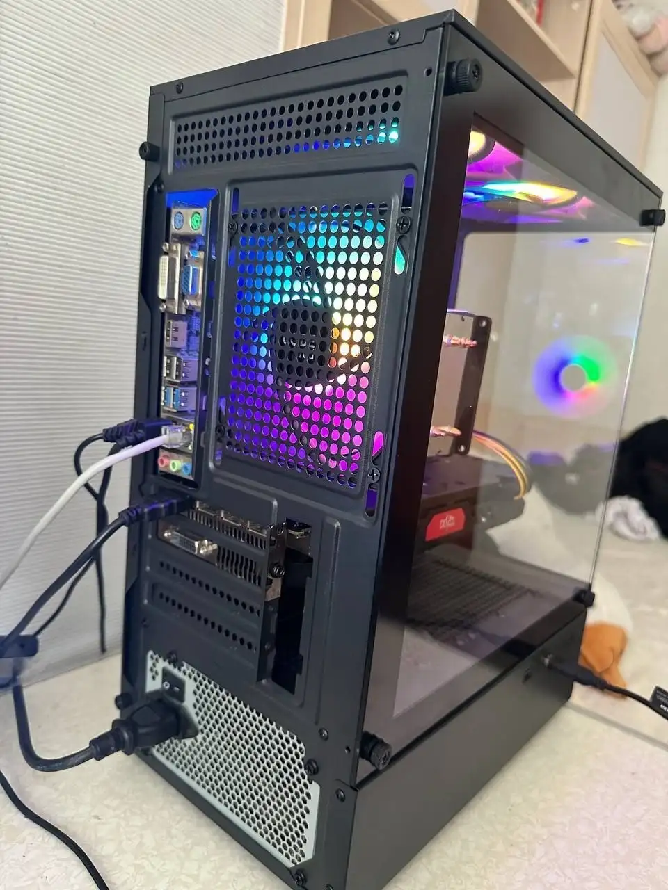 Игровой ПК с процессором i5-3570 и видеокартой RX 570 - Компьютеры и комплектующие (Электроника) в Уфа