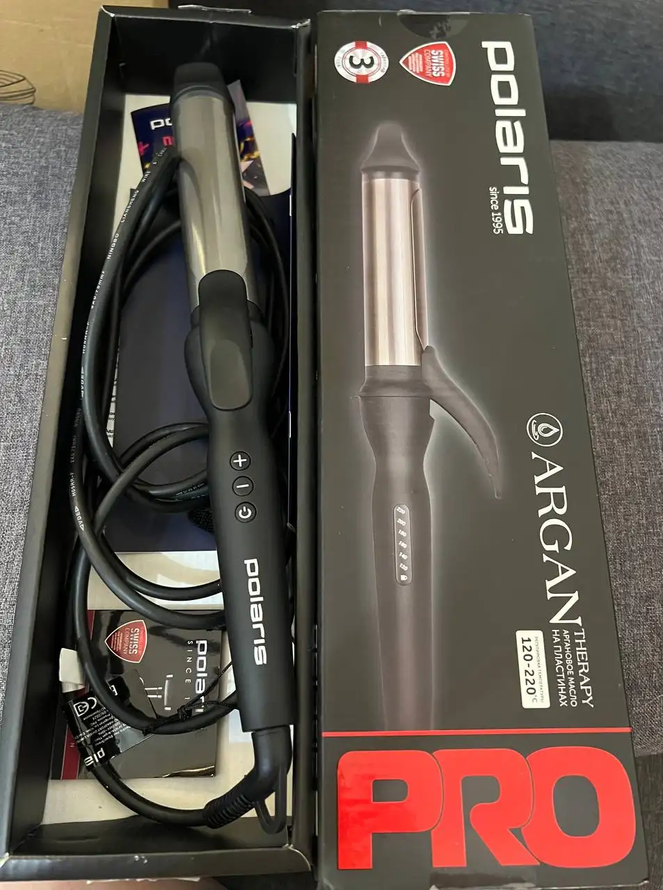 Плойка Polaris PHS 3410TAi Argan Therapy PRO - Инструменты и аксессуары для волос (Красота и здоровье) в Уфа