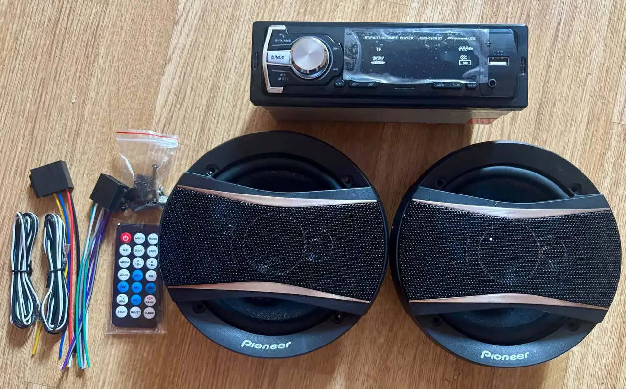 Продам колонки и радио Pioneer - Автозвук (Авто) в Уфа