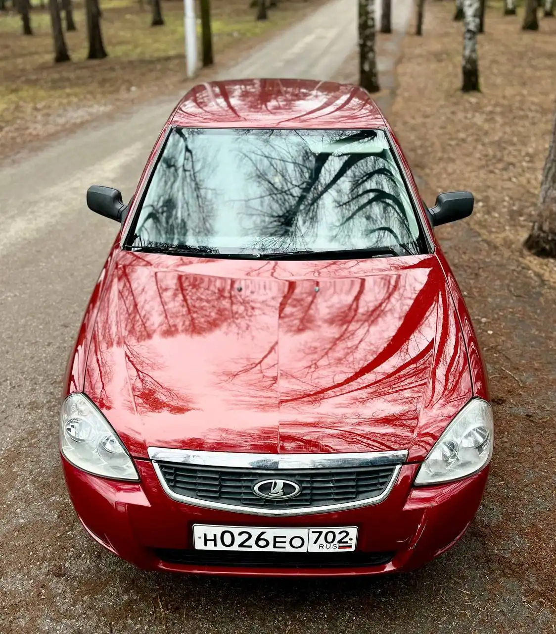 Продам Lada Priora седан 2007 года в цвете калифорнийский мак