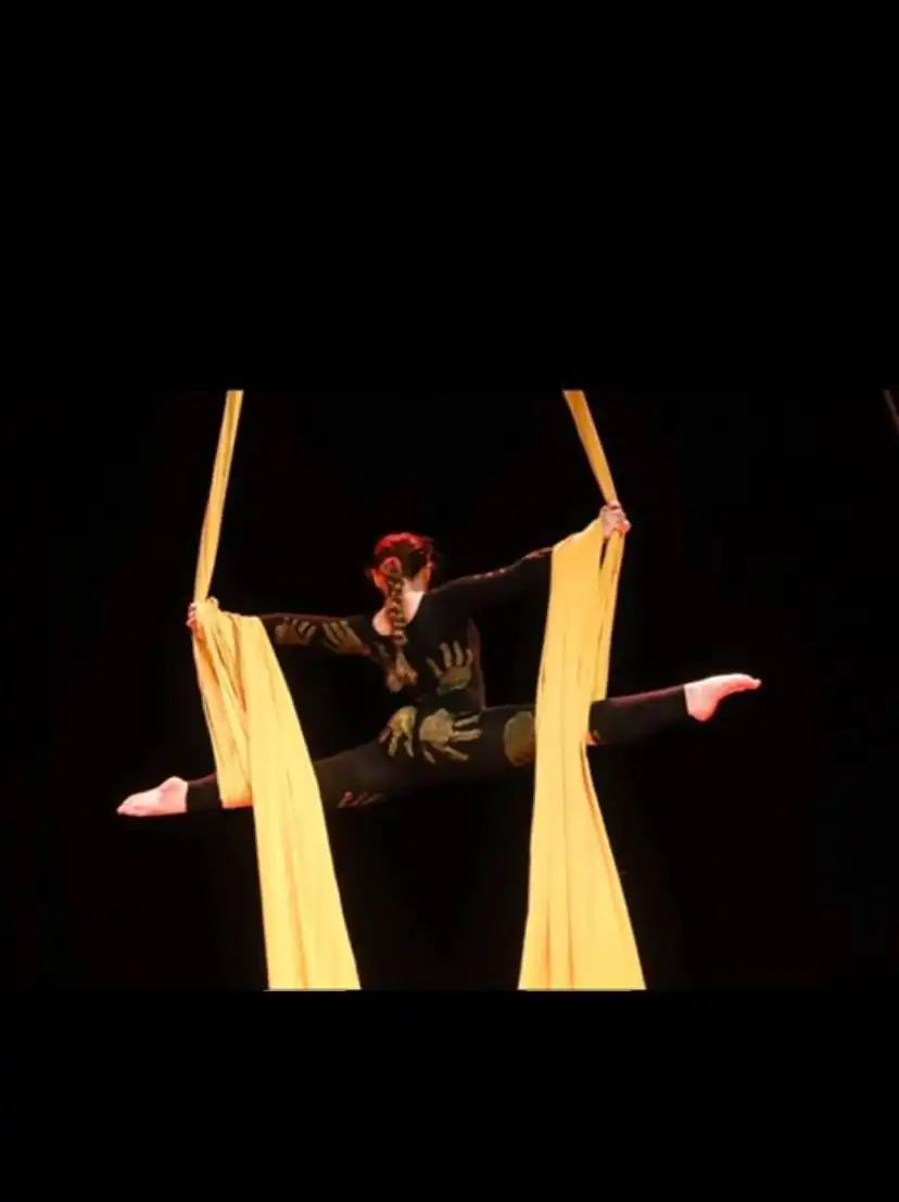 Воздушная гимнастика для детей в студии «Вертикаль»