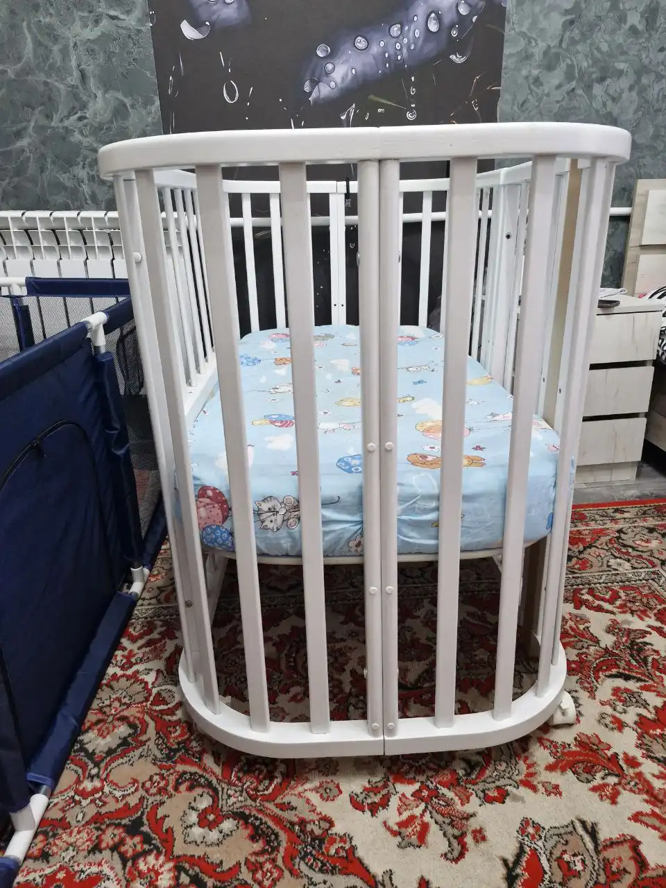 Продажа детской кроватки с регулируемой высотой