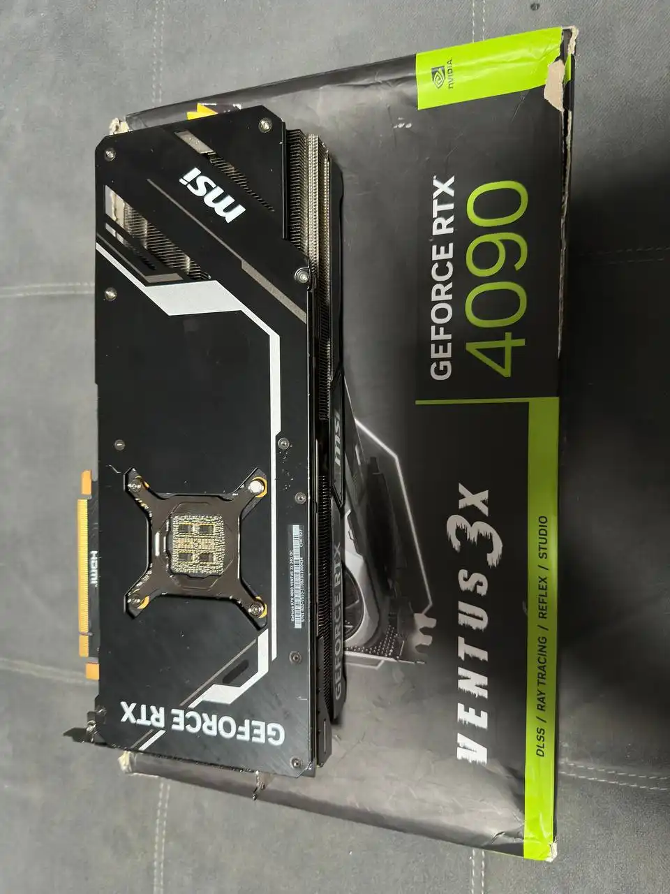 Продам видеокарту MSI 4090 Ventus 3X 24GB - Компьютерные комплектующие (Электроника) в Москва
