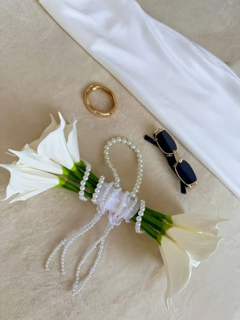 Индивидуальный свадебный букет невесты ручной работы - Текстиль в Уфа