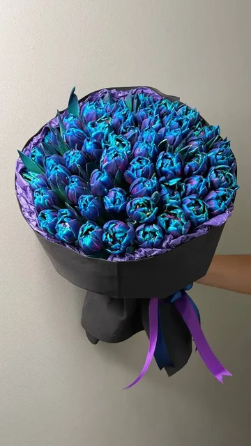 Пионовидные космические тюльпаны - Цветы в Тюмень