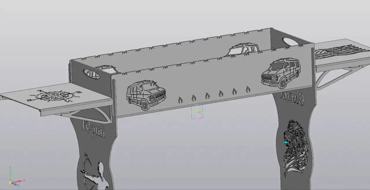 Продажа металлического мангала - Мангалы и барбекю (Барахолка) в Тюмень