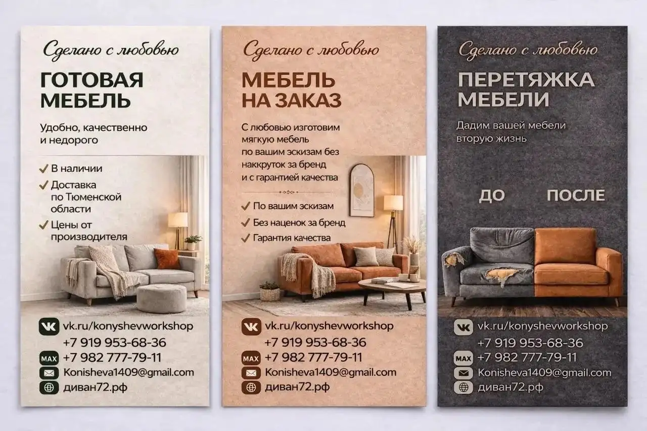 Мебель на заказ с индивидуальным подходом - Мебель на заказ (Услуги) в Тюмень