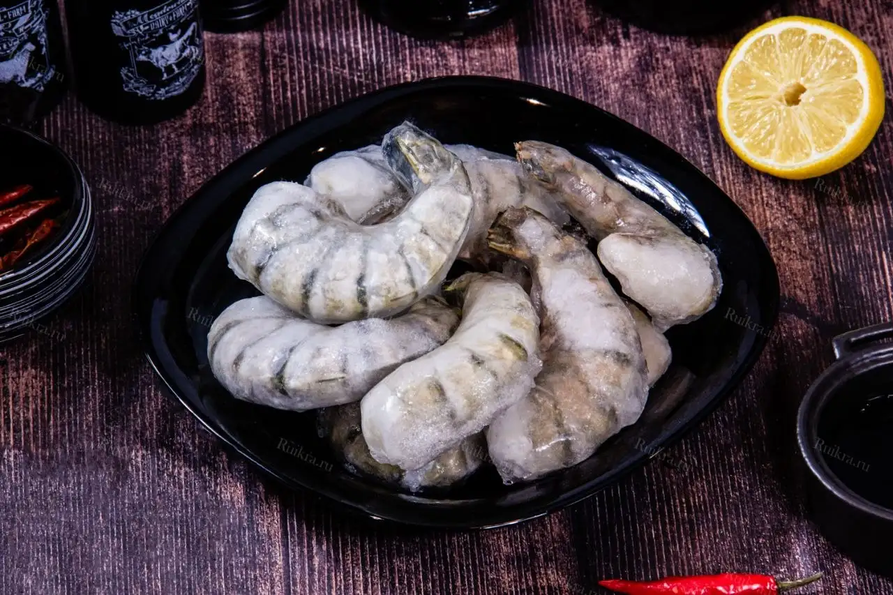 Тигровые креветки XXL - Морепродукты (Продукты) в Тюмень