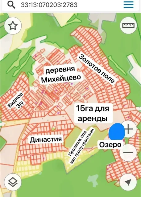 Участок 10 соток в КП Золотое Поле - частное объявление в Михейцево
