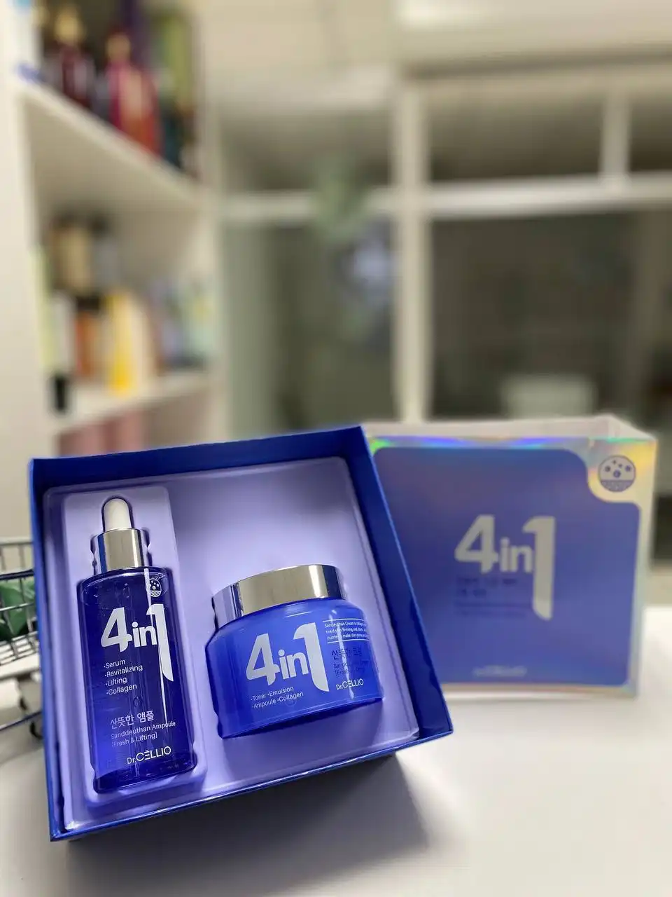 Dr.Cellio Омолаживающий набор для лица с коллагеном