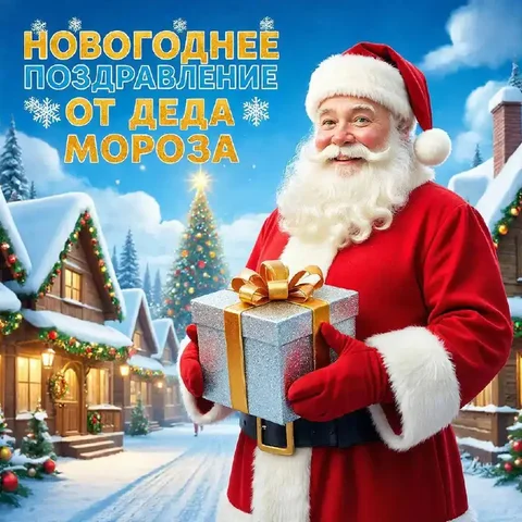 Персональное видео-поздравление от Деда Мороза - частное объявление в Тюмень