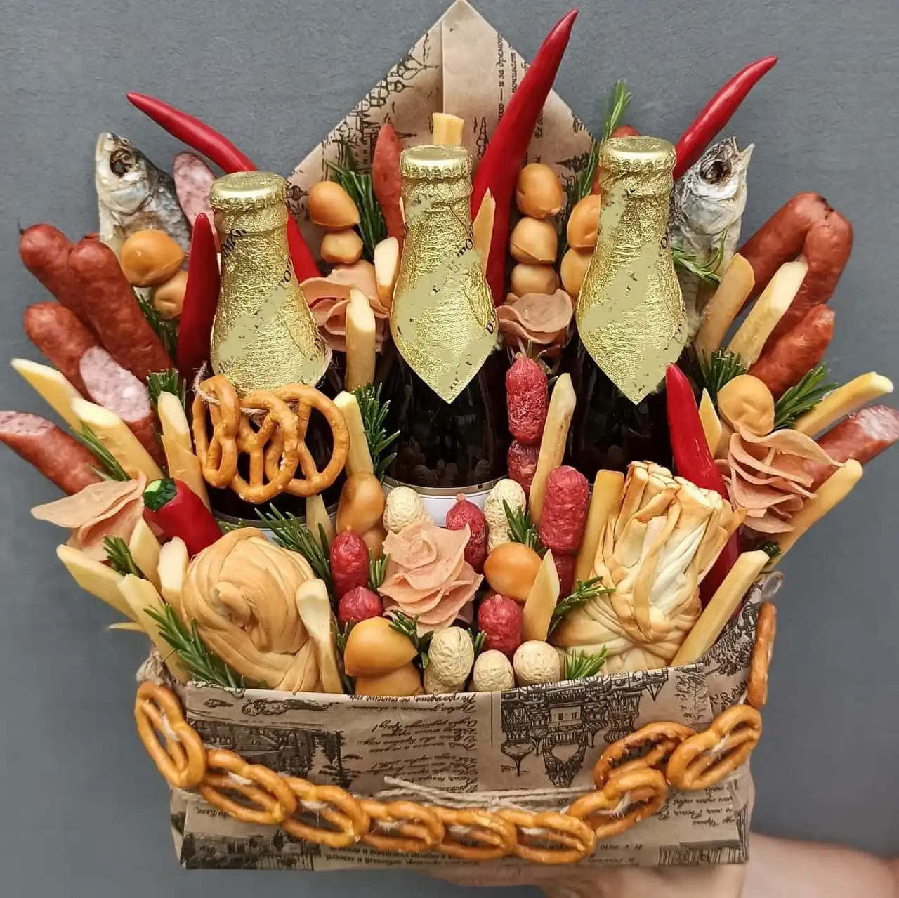 Съедобные букеты для мужчин на 23 февраля - Услуги в Тюмень