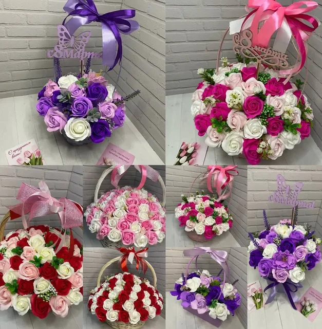 Букеты из мыльных роз для подарка и интерьера - Хобби и отдых в Ульяновск