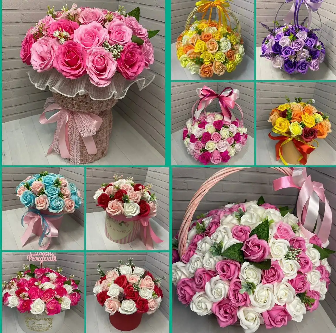 Букеты из мыльных роз для подарка и интерьера - Рукоделие (Хобби и отдых) в Ульяновск
