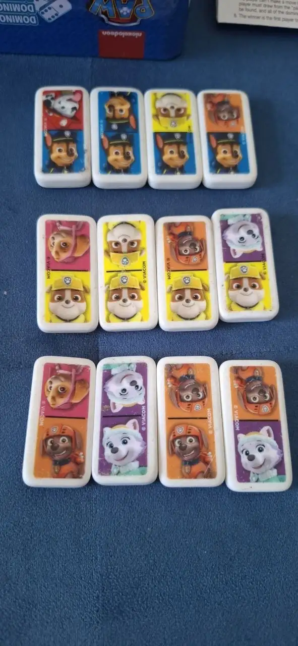 Пластиковое домино Щенячий патруль - Товары для детей в Екатеринбург