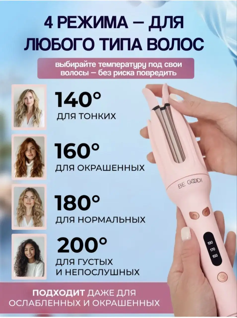 Плойка для волос, новая - Инструменты для волос (Красота и здоровье) в Екатеринбург