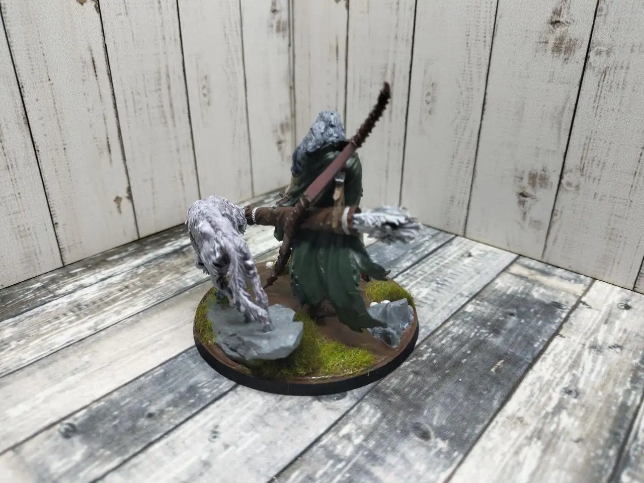 Миниатюра для D&D "Охотник великан с собакой" - Хобби и отдых в Екатеринбург