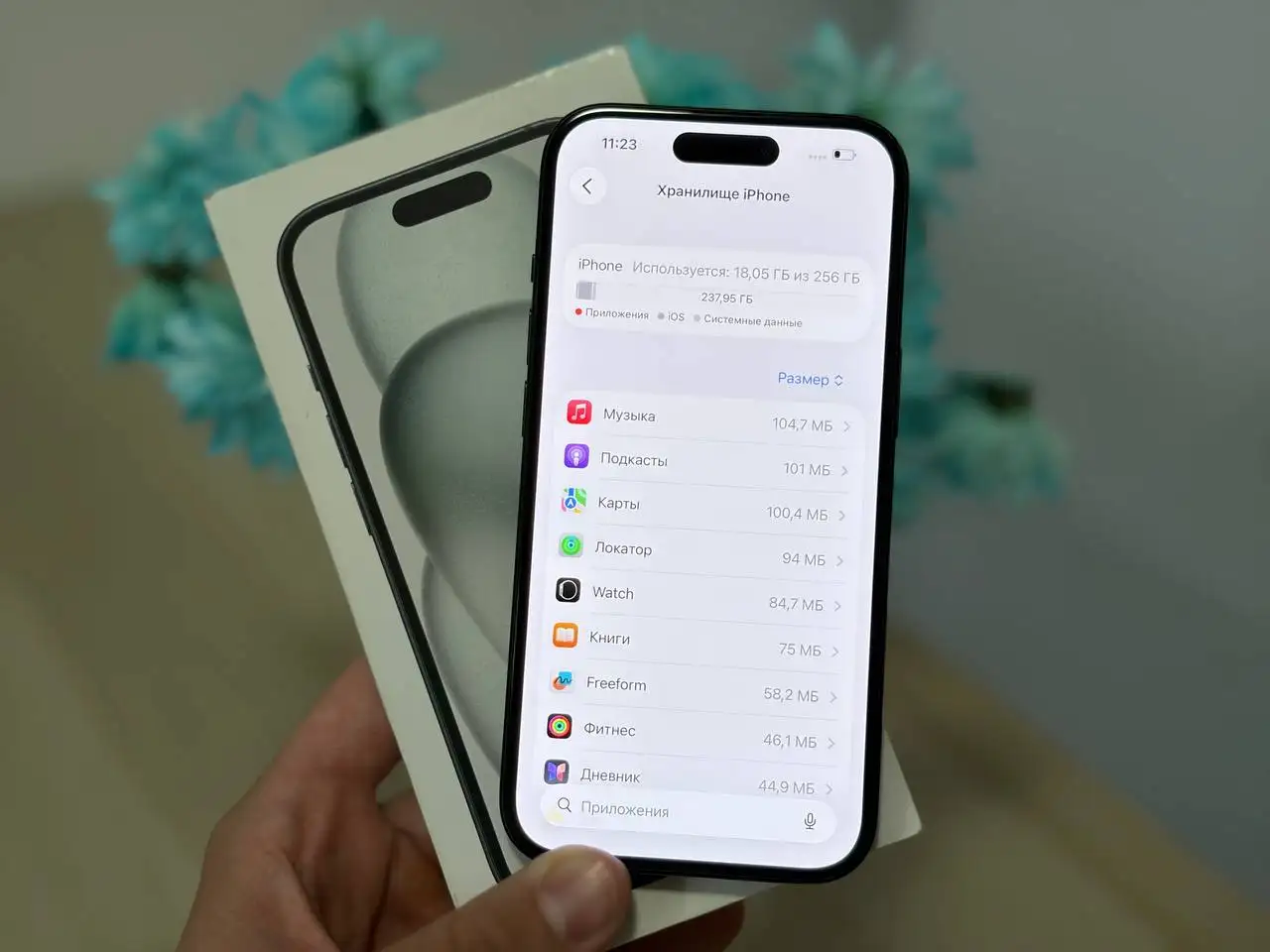 Iphone 15 256GB sim+eSim в отличном состоянии - Смартфоны (Электроника) в Екатеринбург
