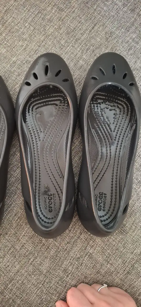 Балетки Crocs W8 на 38 размер - Обувь (Одежда) в Екатеринбург