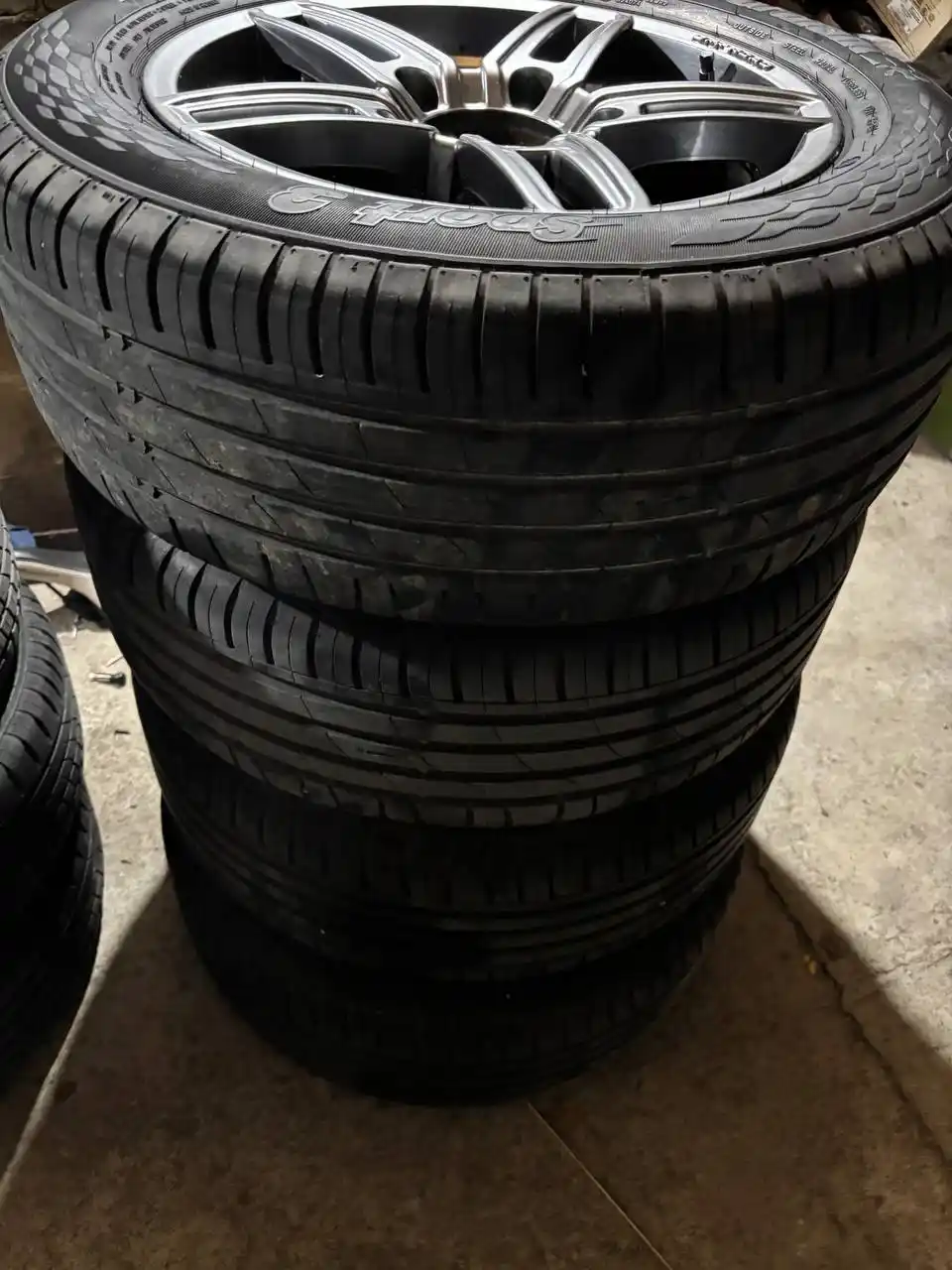 Комплект колёс на ниву