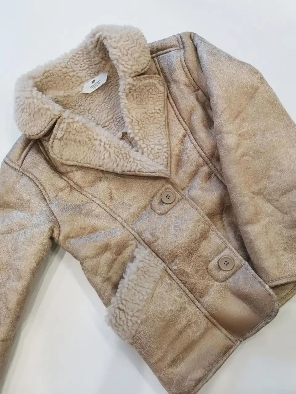 Продам мегастильную дубленку H&M для девочки