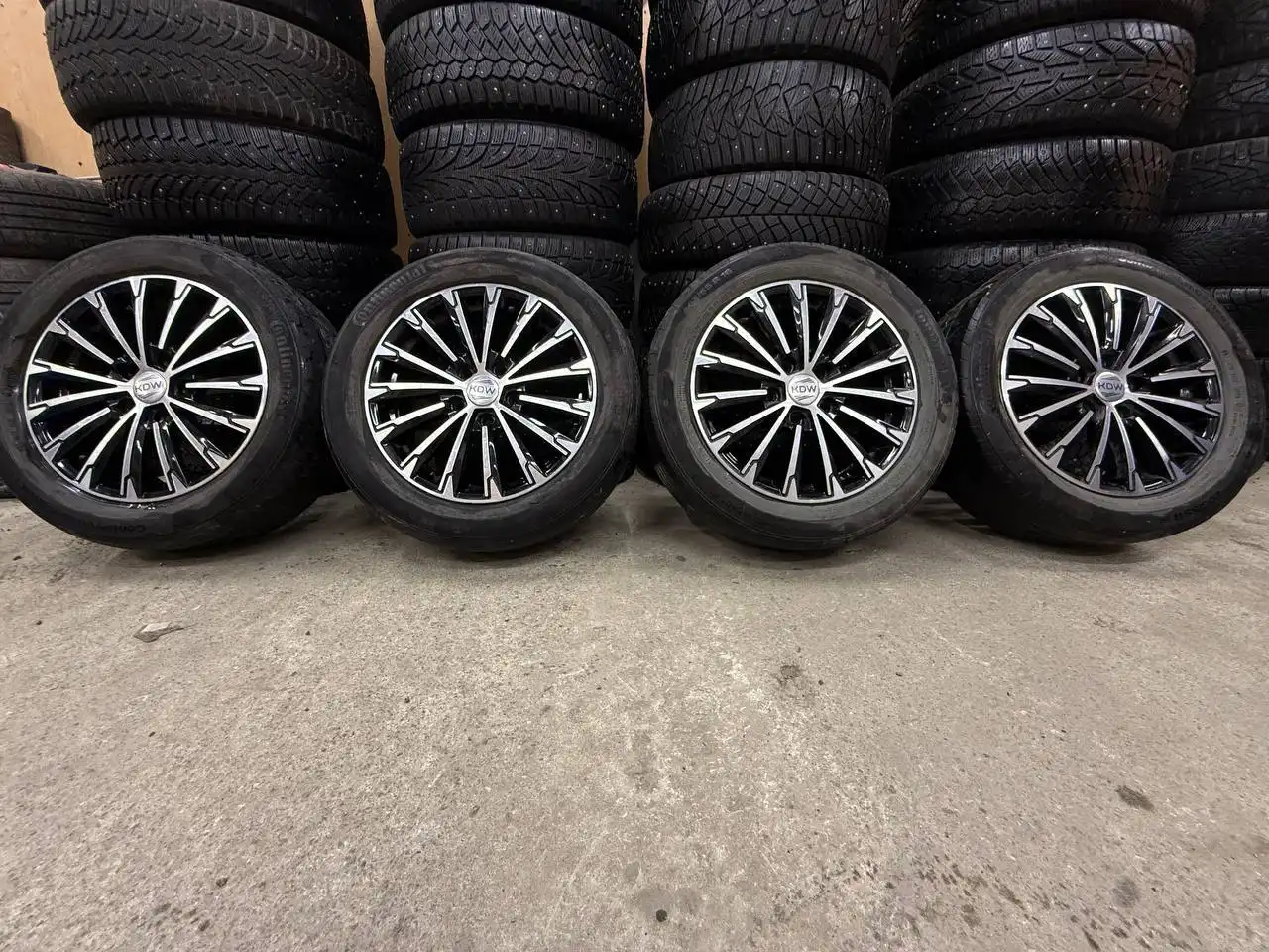 Литые диски KDW с летней резиной