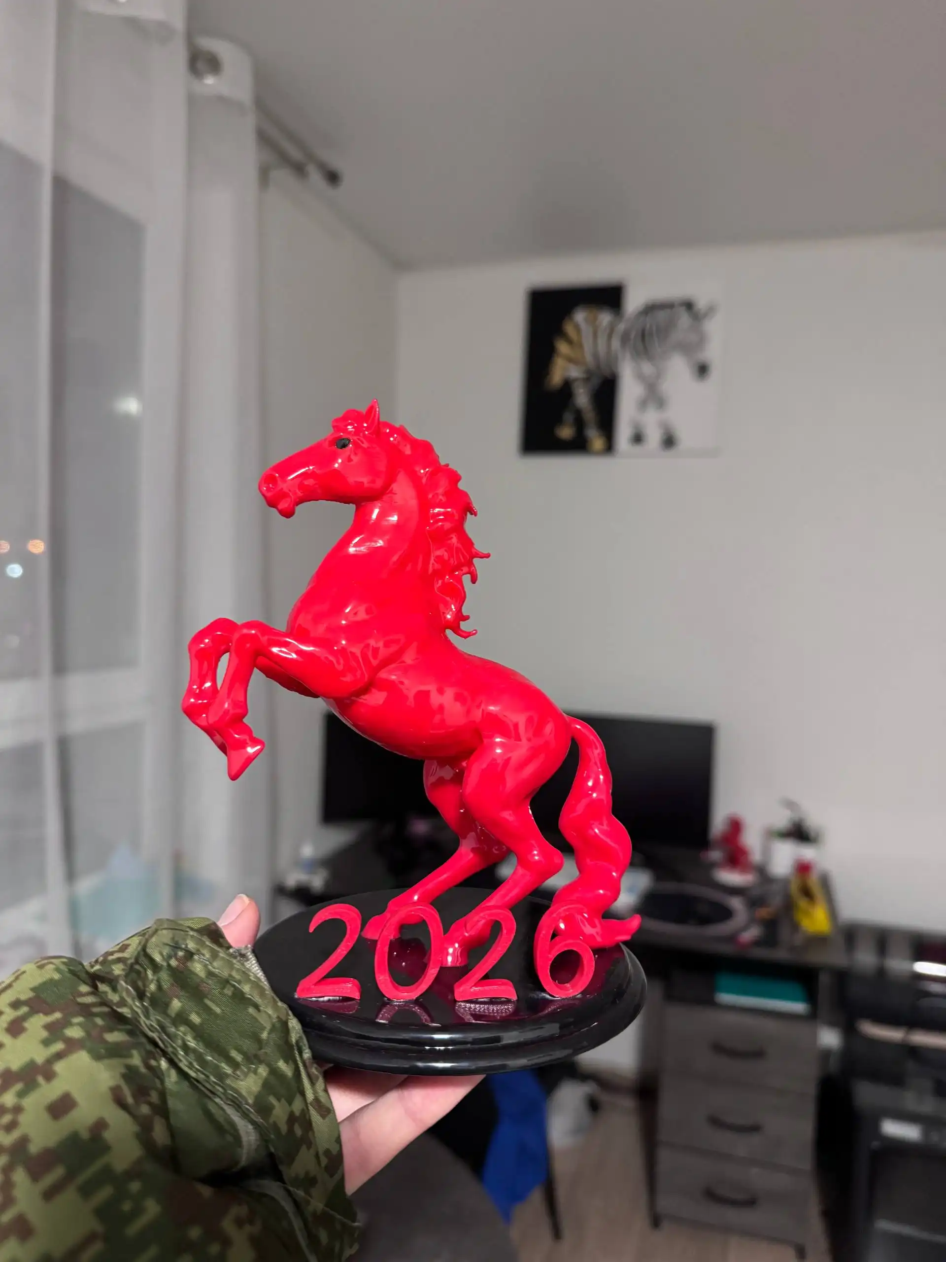 Новогодняя статуэтка 2026 и 3D печать подарков