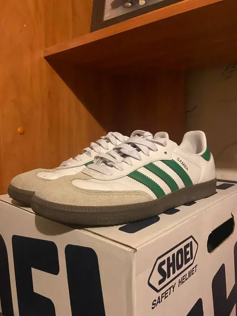 Кроссовки Adidas Samba OG White Green - Одежда в Екатеринбург