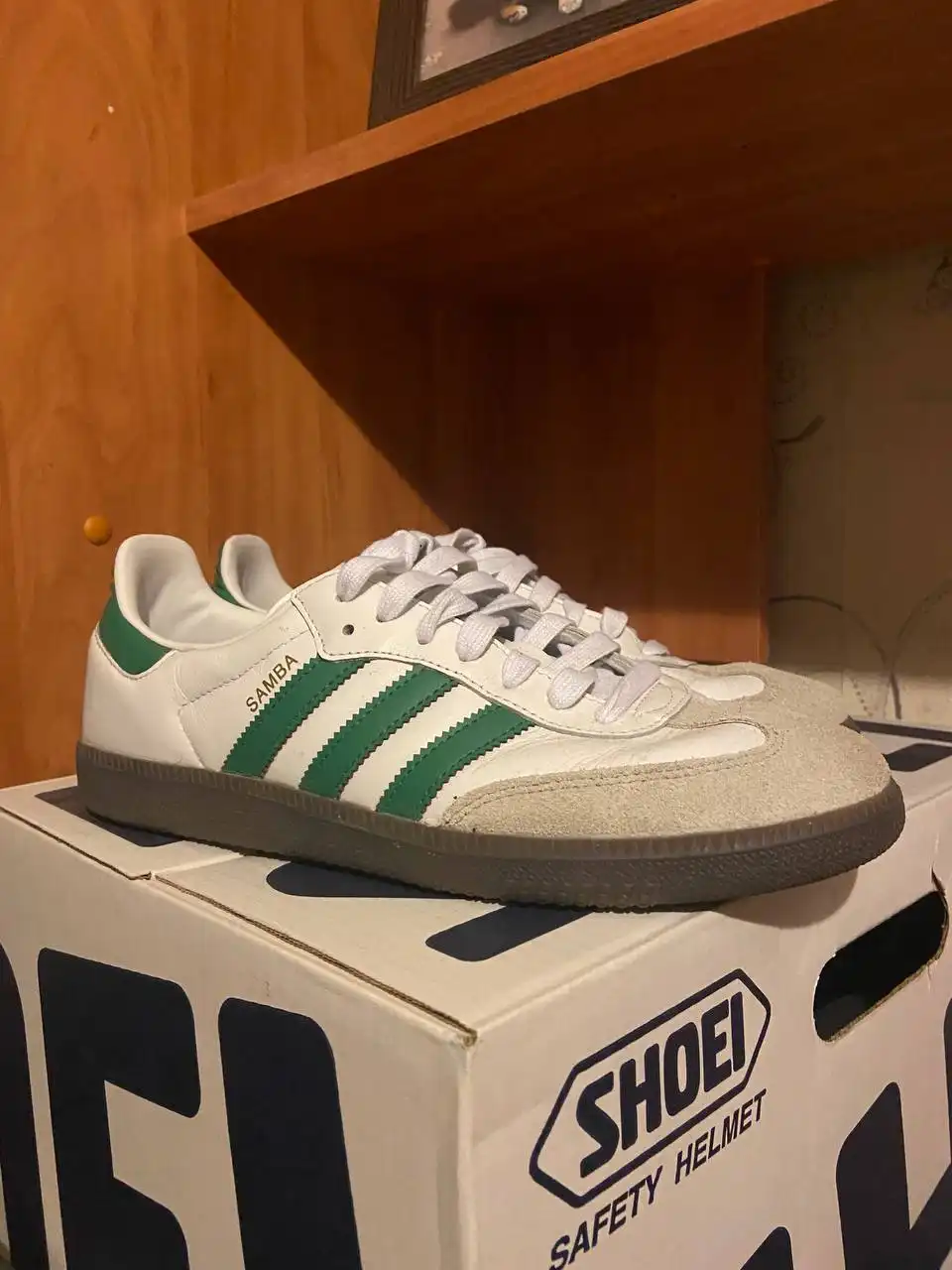 Кроссовки Adidas Samba OG White Green