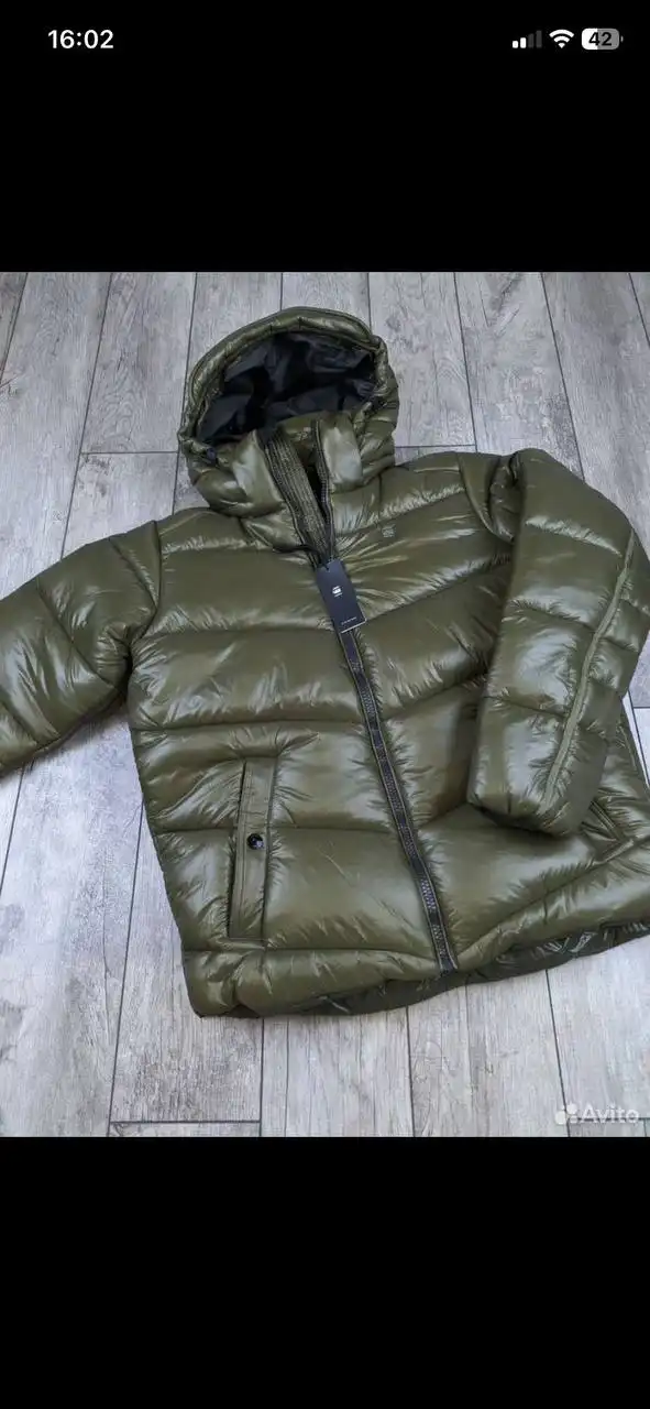Пуховик G-Star Raw Padded HDD Puffer L размер новый