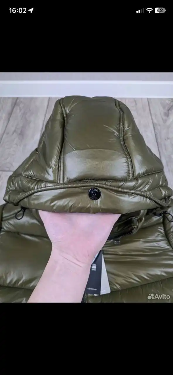Пуховик G-Star Raw Padded HDD Puffer L размер новый