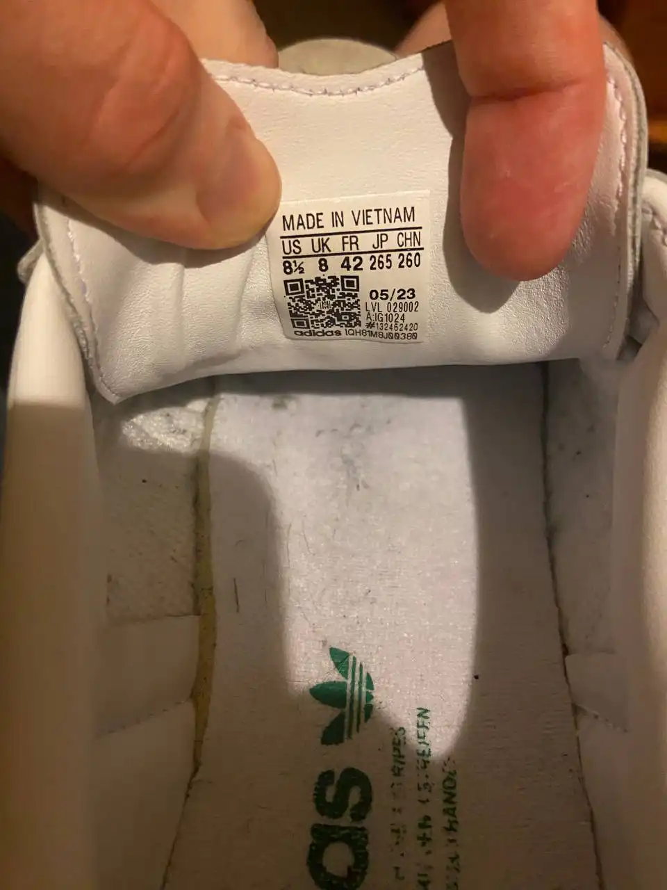 Кроссовки Adidas Samba OG White Green