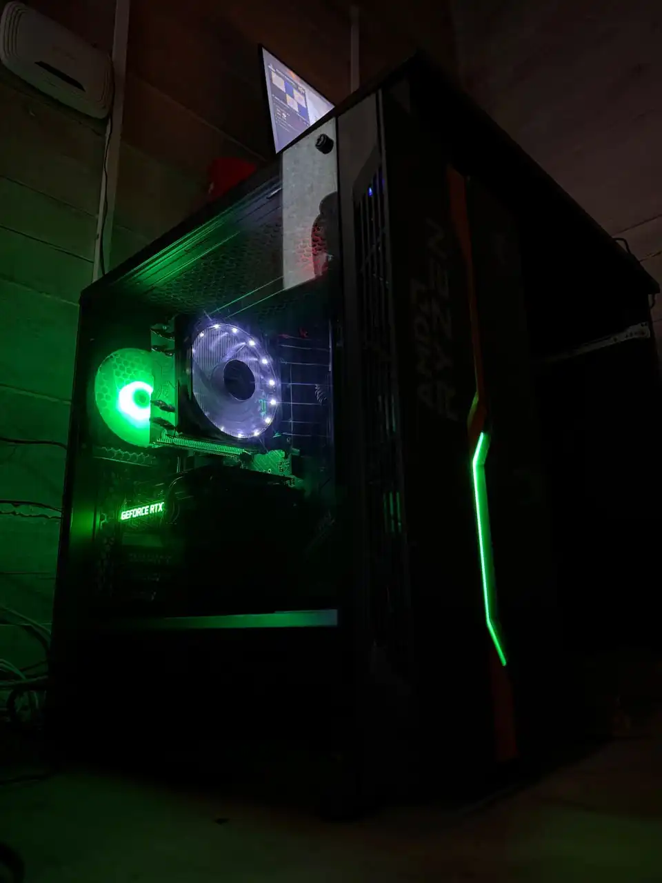 Игровой компьютер с RTX 3050 и Ryzen 7 2700