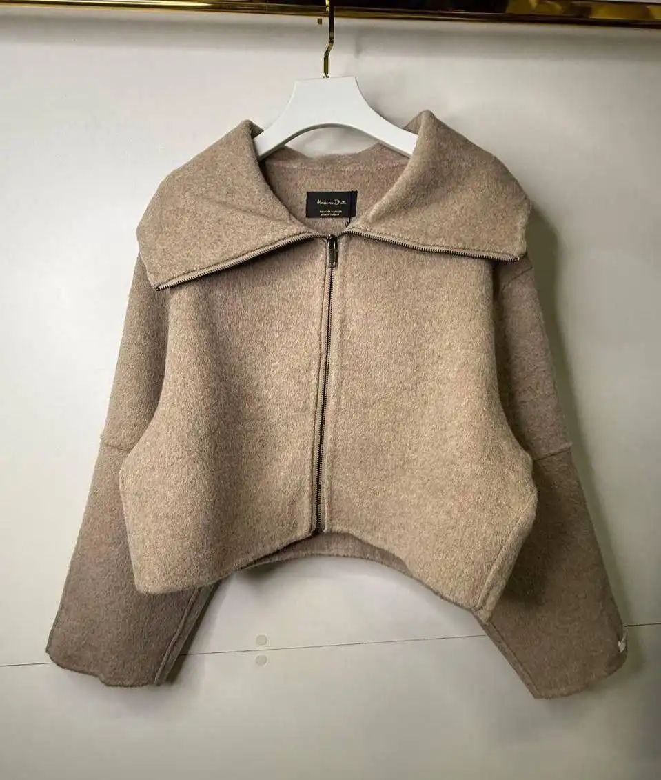 Бомбер женский, шерсть 100%, размер L