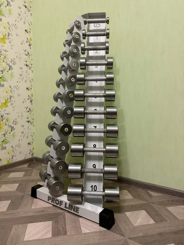 Продам гантельный ряд от 0,5 до 10 кг, проф лайн - Посуда в Екатеринбург