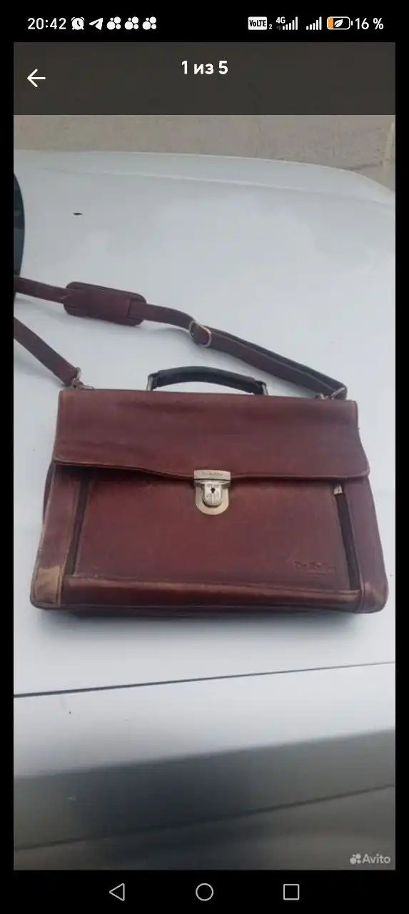 Портфель Dr.koffer из натуральной кожи - Аксессуары (Барахолка) в Екатеринбург