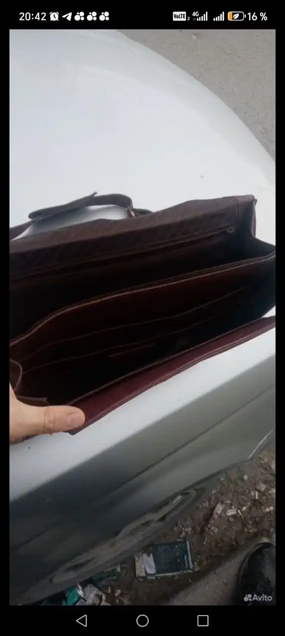 Портфель Dr.koffer из натуральной кожи - Аксессуары (Барахолка) в Екатеринбург