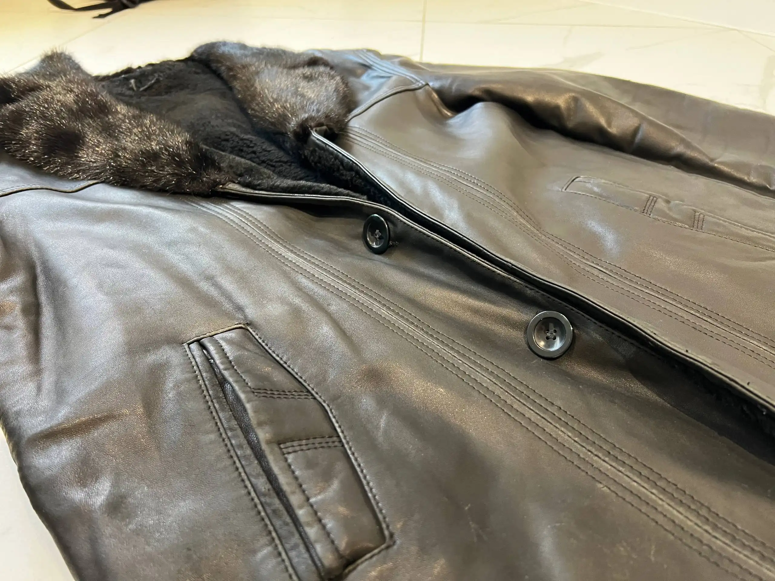 Мужская Дубленка с Норкой размер 50-52 - Верхняя одежда (Одежда) в Екатеринбург